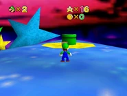 The warp pipe to Monkey Slide.