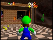 The entry of an inaccessible part of the lobby.