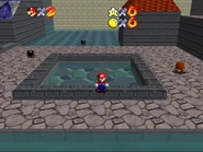 The spawn point fountain.