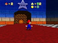 The door to Orange Hall.