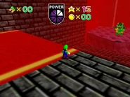 A view of where Bowser spawns from afar.