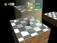 The platform with the Yellow Switch.