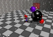 Mario and Chuckya back to back.