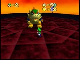 Bowser in the Fire Sea