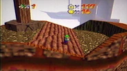 Luigi on one of the airships.