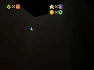 Luigi midway through the descent.