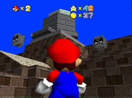 Level replaced bob-omb tower