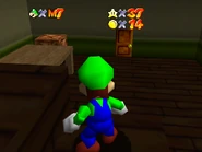 Downstairs.png (316 KB) Downstairs view of the box containing a green star and the door to Waterfall.