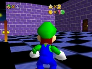 The spawn area. Re-entering the door the player came from will crash the game.