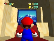 The first room from the left. Painting to Frosty Highlands.