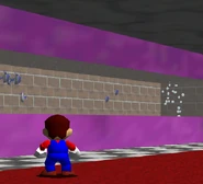 Aquarium hallway leading to Purple Castle.