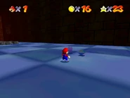 Submerged spinning heart and crystal tap.