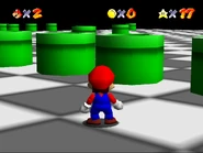 Close-up of the pipes.