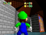 The princess' painting stares at the shore ominously.