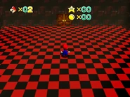 The double door leading to the Orange Hall.