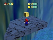 The platform with the star.