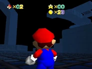 The blue section's entrance area.