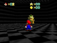 Bowserscheckeredmadness1.jpg (60 KB) The spawn room.