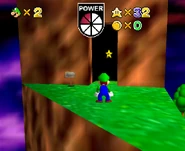 The star, and the invisible warp to The Mountain of Many Mushrooms.