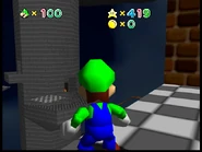 The tower with the balcony visible on the left.