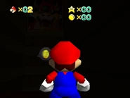 The room with the hole that leads to Bowser's Checkered Madness.