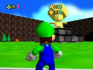 The area behind the castle.