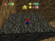 The star at the side of the mountain.