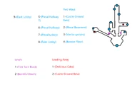 Map from the Crescent Castle.