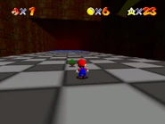 Peering into what lies beyond.