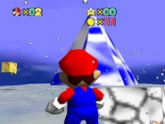 The top of the mountain.