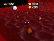 The bottom of the mountain (fiery state).