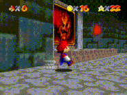 Flames before disaster.