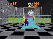 Corrupted version of the Chomp's Cloudy Isles painting.