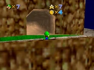 Spacious hole in the mountain.