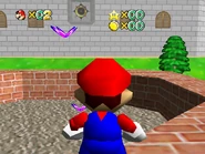 The Toad statue is gone.