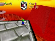 A pipe that looks hard to reach and a Star that the Big Bully drops once it instantly dies upon entering the area also placed afar.