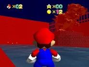 The room with the Bowser statue.