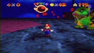 Mario's last stand against Bowser.
