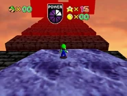 The beginning of the area.