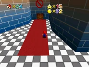 Double doors foreshadowing the dead end.