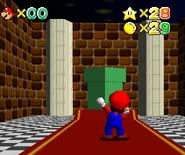 The pipe that leads to the Solar Tower