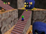 Luigi ascending the mountain.