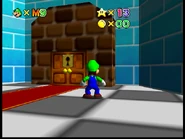 The double doors leading to the Castle Grounds.