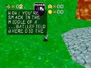 0.5.6battlefield2.png (184 KB) An early iteration of the dialogue that you get once you enter the course.