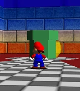 Pipe that leads to the Plexal Basement.