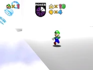 Luigi in the white room.