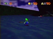 Broken sign and a lone Bob-omb.