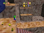 Conveniently placed staircase.