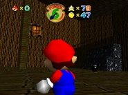 View of the second room and a Bob-omb.