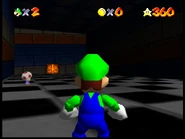 The Toad and the doors to Bowser's Domain.